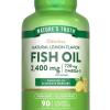 Fish Oil 2,400 mg 720 mg Omega-3 Natural Lemon Flavor - 90 Odorless Softgels
